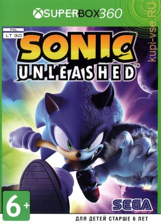 Sonic: Unleashed (Английская версия) X-BOX360