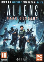 [64 ГБ] ALIENS: DARK DESCENT -  Action / Strategy  - DVD BOX + флешка 64 ГБ - игра 2023 года!
