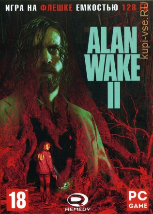 [128 ГБ] ALAN WAKE II (ЛИЦЕНЗИЯ) - Action / Horror - DVD BOX + флешка 128 ГБ - игра 2023 года!