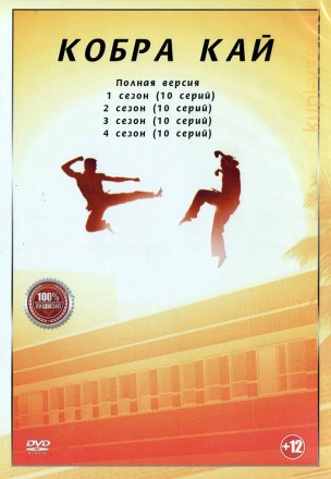 Кобра Кай 4в1 (четыре сезона, 40 серий, полная версия) на DVD