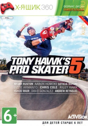 Tony Hawk&#039;s Pro Skater 5 (Английская версия) XBOX360
