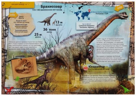 Энциклопедия 4D в дополненной реальности «Динозавры: от компсогната до рамфоринха»