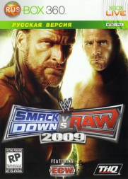 WWF Smack Down vs Raw 2009 русская версия Rusbox360