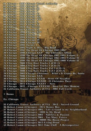 (8 GB) Chicago - Антология (1969-2022) (608 Треков)