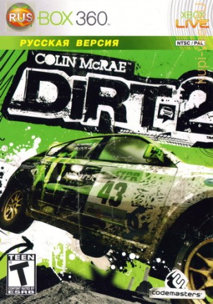 Colin McRae Dirt 2 английская версия Rusbox360