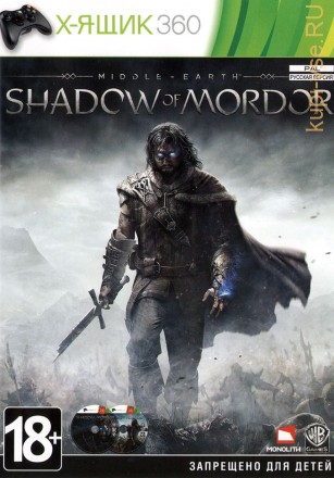[LT 3.0] Middle-Earth: Shadow of Mordor 2DVD на 2-х  дисках (Русская версия) XBOX