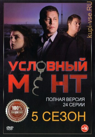 Условный мент (Охта) 5 (пятый сезон, 24 серии, полная версия) (16+) на DVD