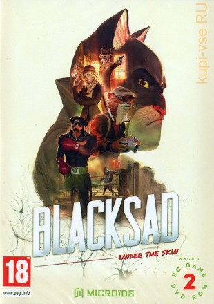 BLACKSAD: UNDER THE SKIN [2DVD] - Adventure / Detective 18+ (типа L.A.Noire)
