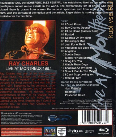 Ray Charles live at montrenx на BluRay