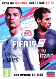 [64 ГБ] FIFA 19 (ОЗВУЧКА) - sport  - DVD BOX + флешка 64 ГБ
