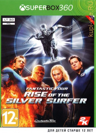 FANTASTIC FOUR Rise of The Silver Surfer (Русская версия) XBOX360