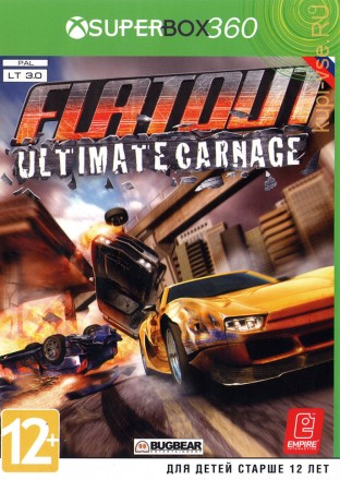 Flatout Ultimate Carnage Русская версия XBOX360